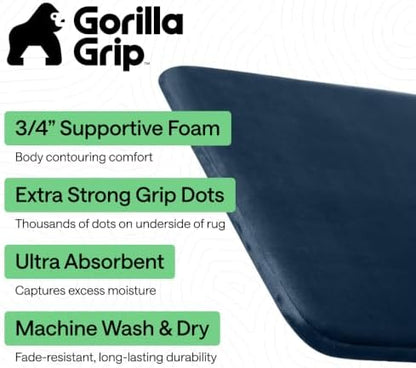 GORILLA GRIP® Memory Foam Bath Rug - Image 2