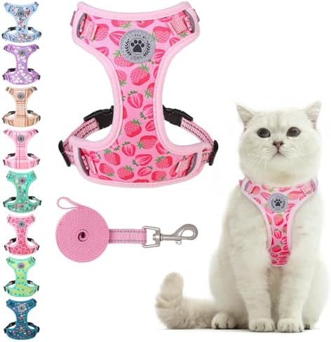 BEAUTYZOO Cat Harness and Leash Set, Escape Proof and Adjustable by BEAUTYZOO