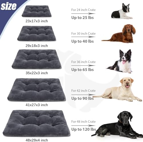 KSIIA Washable Dog Crate Bed Kennel Mat - Image 6