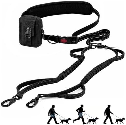 3-in-1 Hands Free Double Dog Leash by Unknown