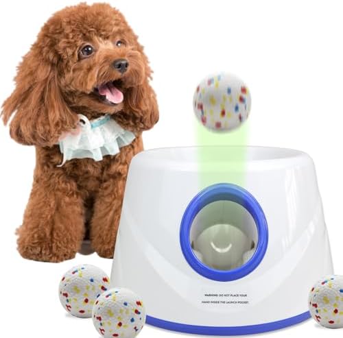 Automatic Dog Ball Launcher, Upgraded Dog Ball Throw Launcher, Adjustable by Unknown