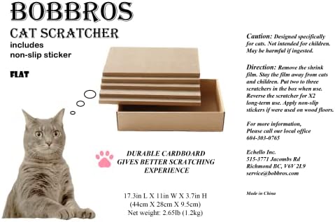 5 Packs in 1 XL Cat Scratcher, Cat Scratching Pad, Double Sided Cardboard Cat - Image 5