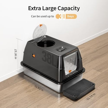 Stainless Steel Cat Litter Box - Image 2