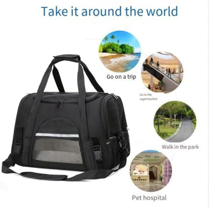 Cat Carrier Bag, Airline Approved Soft Carrier - Image 2