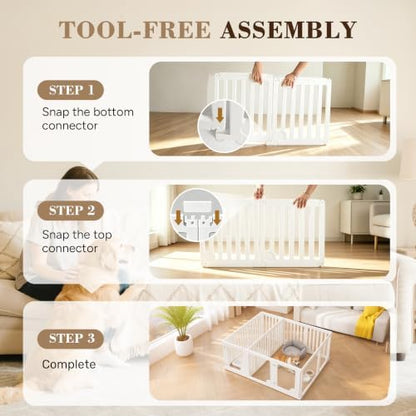 Heeyoo Clear Acrylic Dog Playpen - Image 5