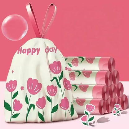 4 Gallon Trash Bags 100pcs Drawstring Tearing-free - Image 3