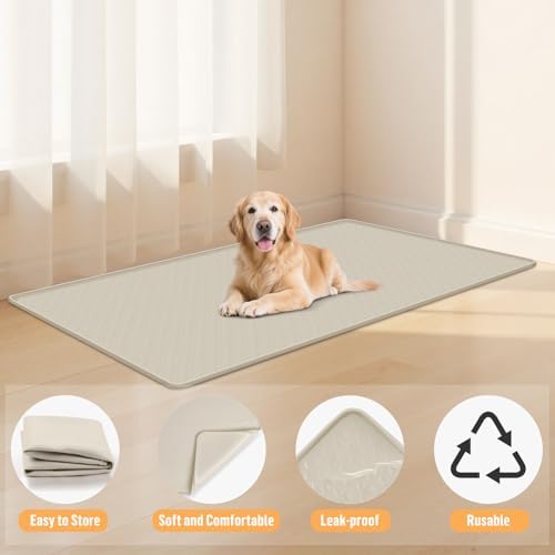 Silicone Dog Bed Mat 51"x 25.6" Crate Mat - Image 4