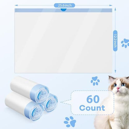 cumrige 60 Pack Cat Litter Liners - Image 3