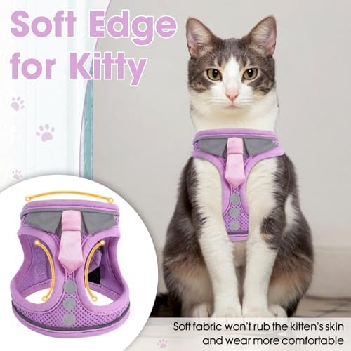 Cat Harness and Leash Set for Walking Escape Proof Vest for Kitten - Image 3