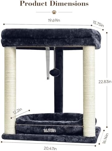 SYANDLVY Small Cat Tree for Indoor Cats - Image 3