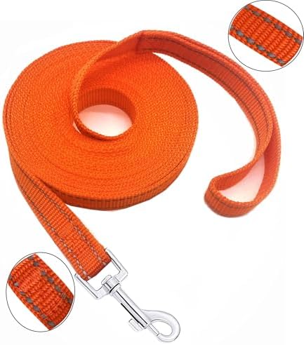 Nylon Training Dog Leash for Small Medium Dogs, 15ft 20ft 30ft 50ft 100ft - Image 2