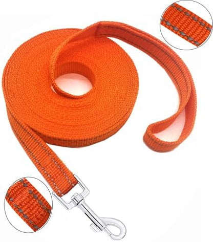 Nylon Training Dog Leash for Small Medium Dogs, 15ft 20ft 30ft 50ft 100ft - Image 2