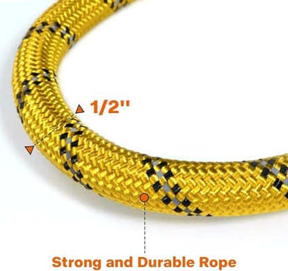 Taglory Rope Dog Leash for Medium Large Dogs, 5 FT Padded Handle - Image 3