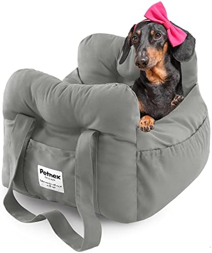 Dog Car Seat for Small Dogs, Portable Puppy Car Seat of Easy Installation by Petnex