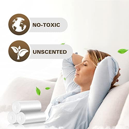 Charmount Small Trash Can Liners, Garbage Bags - Image 3