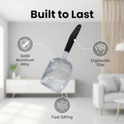 Heavy-Duty Cat Litter Scoop - Image 4
