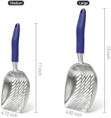 Cat Litter Scoop, Kitty Metal Scooper - Image 3