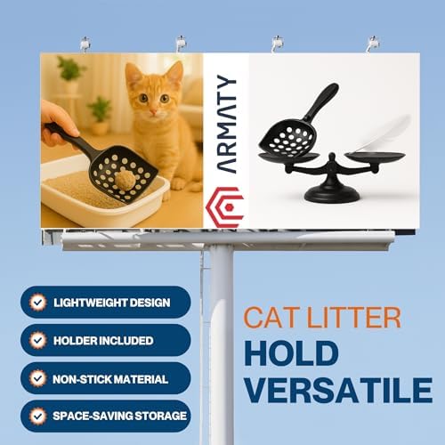 cat Litter Scooper with Holder: Easy-to-Clean cat Scooper - Image 4