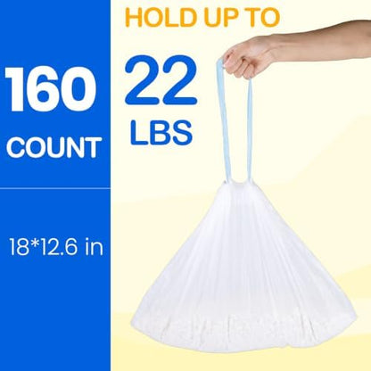 160 Count Cat Litter Box Liners 18"x12.6" - Image 2