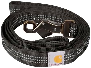 Carhartt Nylon Dual Handle Dog Leash Black L by Carhartt