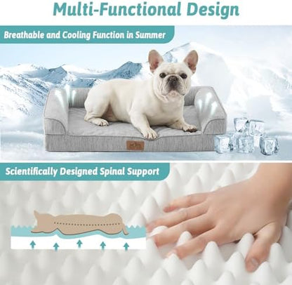 COZY KISS Cooling Dog Bed for Extra Large Dogs - Image 2