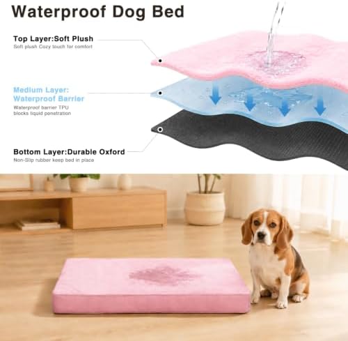 NUPIDA Waterproof XL Extra Large Dog Crate Bed - Image 4