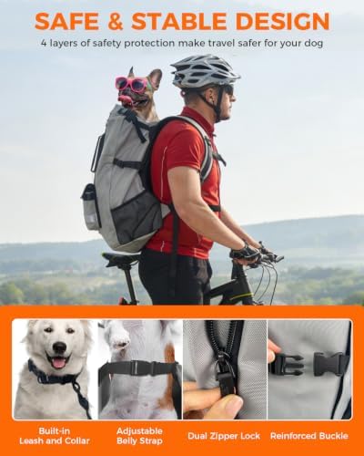 Waterproof Dog Backpack Carrier - Image 3