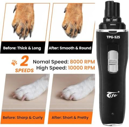 Tife Rechargeable Pet Nail Grinder - Image 2