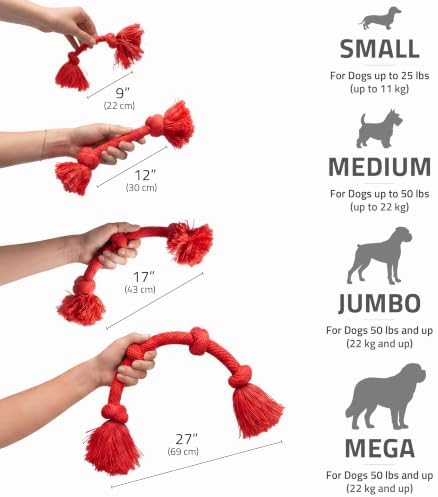 Playology Tug Rope Dog Toys for Medium Dogs - Image 5