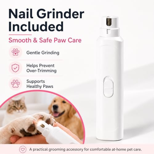 Dog Grooming Vacuum Kit, Dyson-Style Gray - Image 6