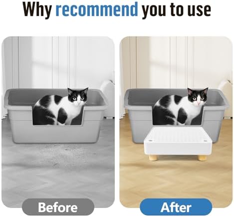 Extra Large Cat Litter Box Step Ramp, Cat's Litter Catcher Mat - Image 6
