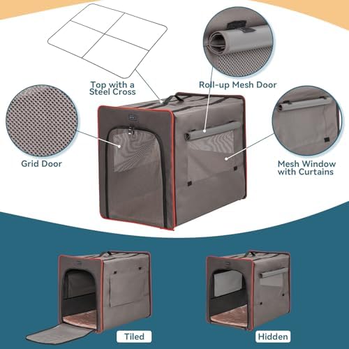 PETSFIT Collapsible Dog Crate, Portable Dog Crate - Image 3