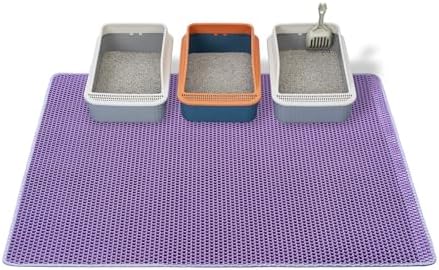 Cat Litter Box Mat-Super Large 47''x36'' Litter Trapping Mat by USHARP