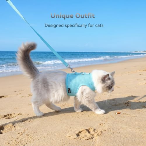 Cat Harness and Leash Set for Walking Escape Proof, Extra Large - Image 2
