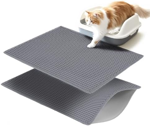 Cat Litter Mats 26.6" x 16", Litter Box Mats by dotpurfectcatlittermat