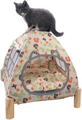 Elevated Pet Hammock Bed Tent House by Nockovi