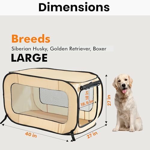 Portable Collapsible Pop Up Kennel - Image 2