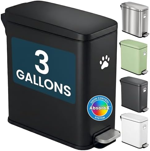 iTouchless 3 Gallon Cat Litter Waste Bin by Unknown
