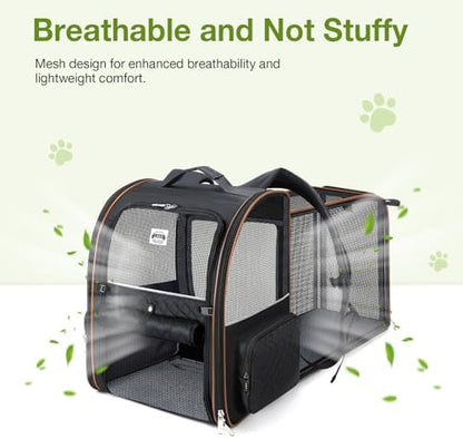 Large Cat Backpack Carrier Expandable Pet Carrier Backpack - Image 3