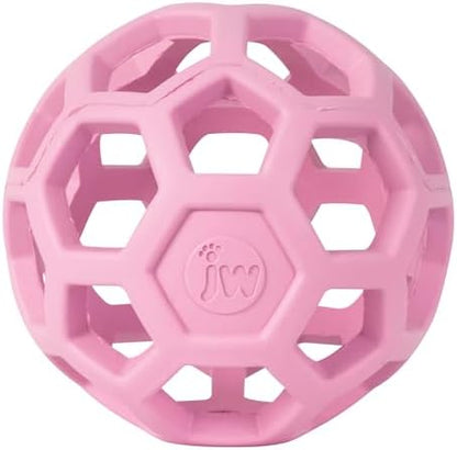 JW Pet HOL-ee Roller Dog Puzzle Ball, Small 3in, Natural Rubber by JWPet
