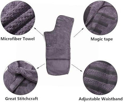 Geyecete Pineapple Grid Fast Drying Super Absorbent Dog Cat Bath Robe Towel - Image 2