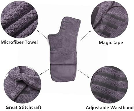 Geyecete Pineapple Grid Fast Drying Super Absorbent Dog Cat Bath Robe Towel - Image 2