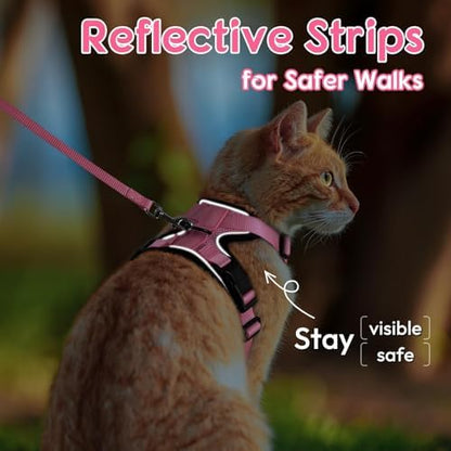 Dooradar Cat Harness and Leash Set, Adjustable and Escape Proof - Image 4