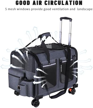 Cat Carrier for 2 Cats, Cat Carrier - Image 5