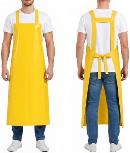 Molaxhome TPU Waterproof Apron Lightweight Oil-resistant Chef Apron by Molaxhome