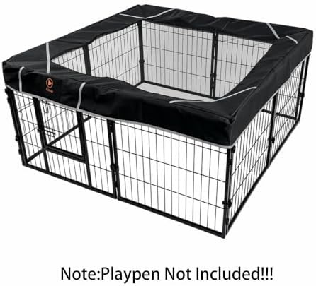 PJYuCien Square Top Cover for 32'' Width 8 Panel Pen - Image 3