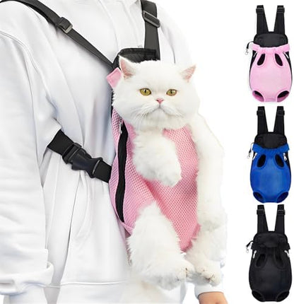 Pet Carrier Backpack, Adjustable Pet Front Carriers by Yehenarn