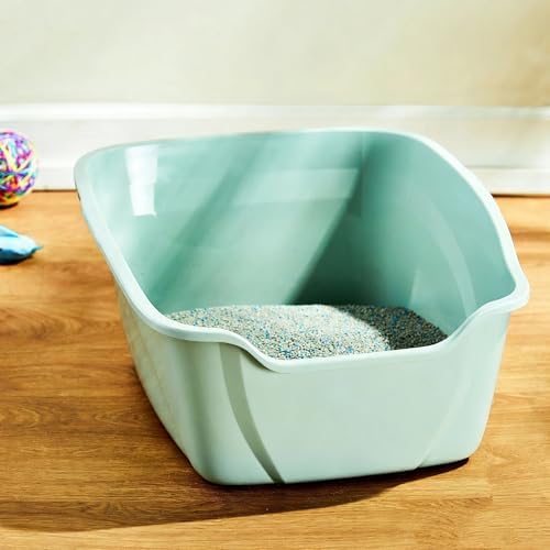 Cat Litter Box, Extra Large Open Top Litter Pan - Image 3