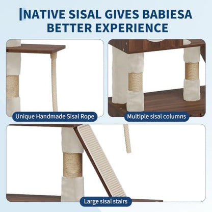 Garvee 66.9" Cat Tree with Litter Box Enclosure - Image 6