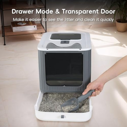 Foldable Enclosed Cat Litter Box - Image 5